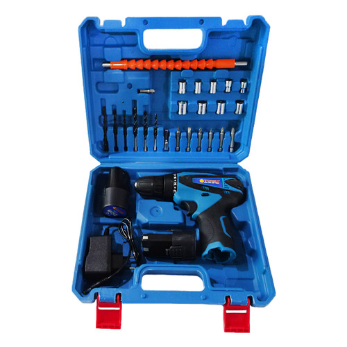 [EZM.1002353] TORA Cordless Driver Drill 10 MM With 2 Battery