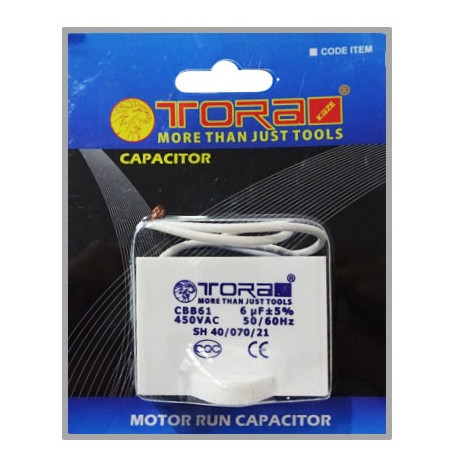 [EZM.1000732] TORA Kapasitor Kotak 6 Mikro Farad - Rectangle Capasitor Motor Run