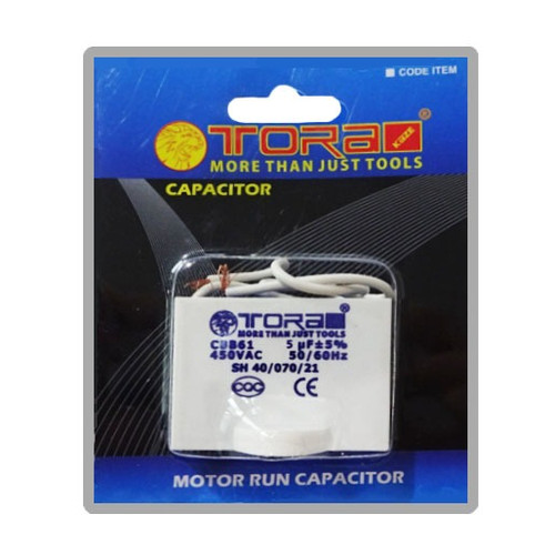 [EZM.1000733] TORA Kapasitor Kotak 5 Mikro Farad - Rectangle Capasitor Motor Run