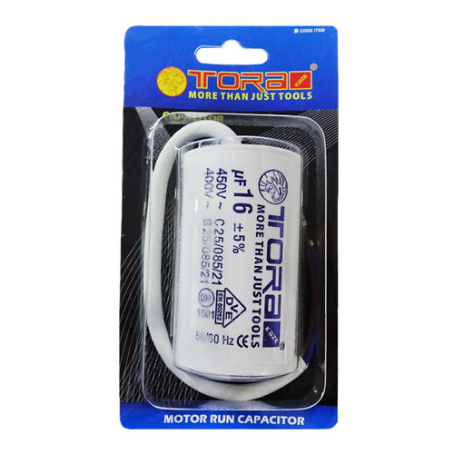 [EZM.1000736] TORA Kapasitor Bulat 16 Mikro Farad - Round Capasitor Motor Run