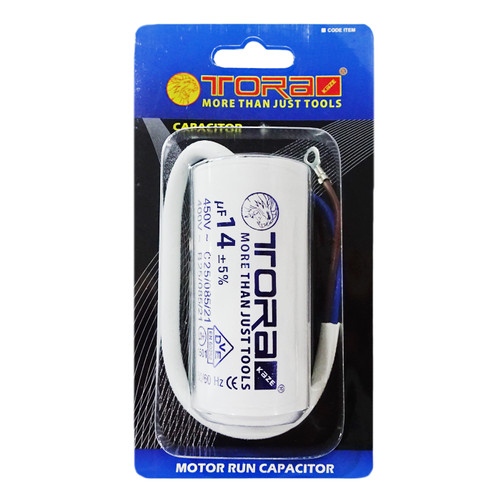 [EZM.1000737] TORA Kapasitor Bulat 14 Mikro Farad - Round Capasitor Motor Run