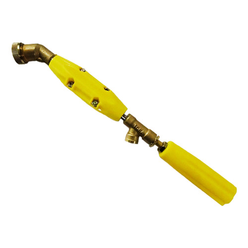 [EZM.1002356] TORA Stik Sancin Bengkok Kuning 30 Cm Nozzle Kuningan