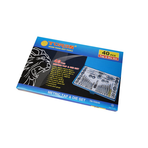[EZM.1000834] TORA Tap Ulir Set 40 Pcs - Tap & Die DS40