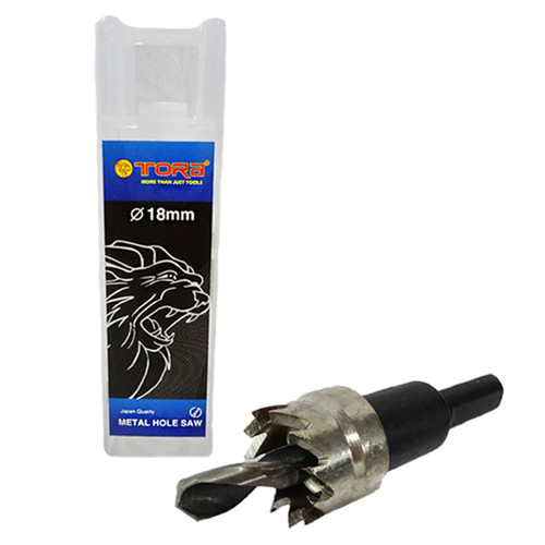 [EZM.1000847] TORA Mata Bor Metal 18 MM - Hole Saw For Metal HSS 18 MM