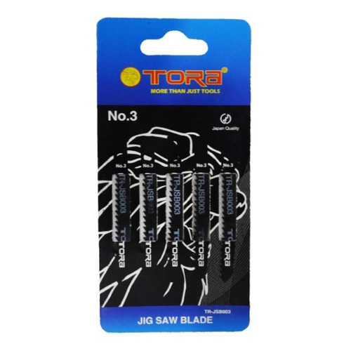 [EZM.1000857] TORA Mata Jigsaw Set 5 Pcs No 3 - Jig Saw Blade No 3