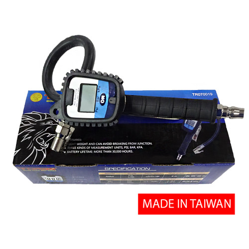 [EZM.1000863] TORA Isian Angin Digital TR070019 - Tire Gauge Inflator - TAIWAN