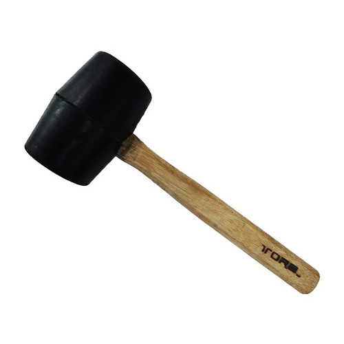 [EZM.1002368] TORA Palu Karet Gagang Kayu 16 OZ - Hammer Rubber New