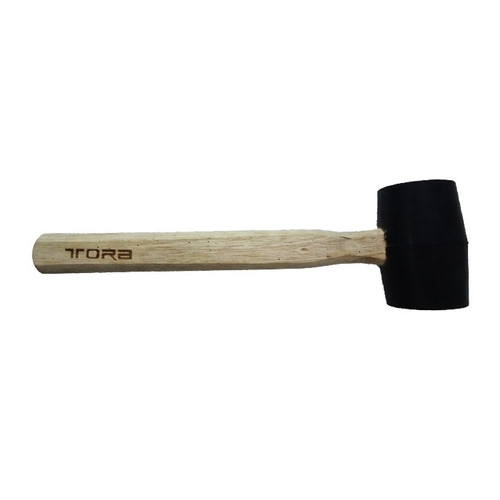 [EZM.1002369] TORA Palu Karet Gagang Kayu 8 OZ - Hammer Rubber New