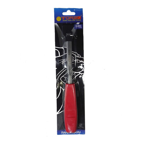 [EZM.1000957] TORA Pahat Kayu Gagang Merah 1/2 Inch - Carbon Stell