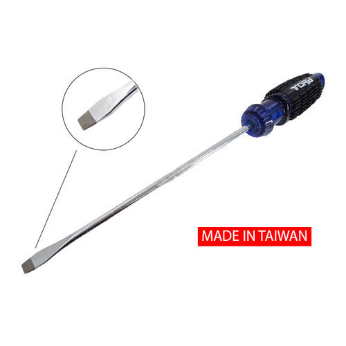 [EZM.1000976] TORA Obeng Gagang Karet Minus (-) 6 x 200 MM - TAIWAN