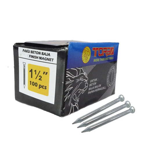 [EZM.1001052] TORA Paku Beton Putih 1 1/2 Inch - Nail Concrete White