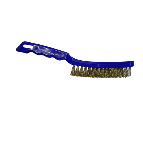 [EZM.1001068] TORA Sikat Kawat Kuning 5 Baris - Wire Brush Brass Palting Steel
