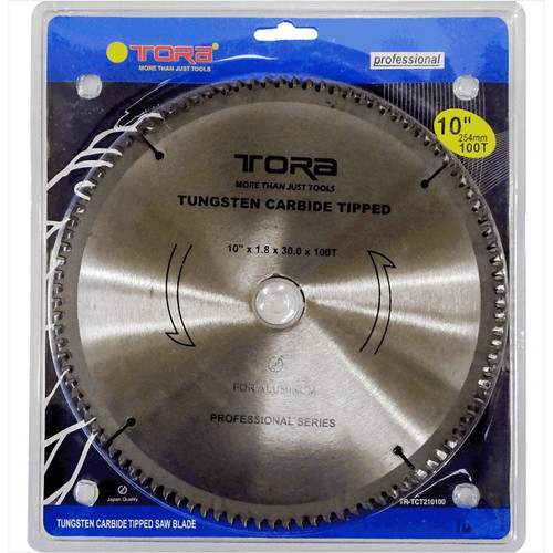 [EZM.1001115] TORA Mata Potong Alumunium 10 Inch 100T - TCT Circular Saw TCT210100