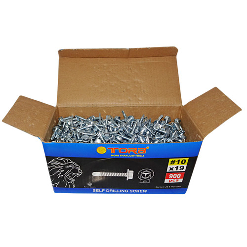 [EZM.1001148] TORA Baut Baja Ringan Rofing Putih Box 10 x 19 MM - Baut Roofing