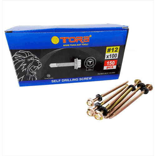 [EZM.1001150] TORA Baut Ruping - Roofing Self Drilling Screw 12 x 100 mm