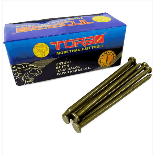 [EZM.1001157] TORA Paku Beton Kuning Box 4 Inch - Nail Concrete Yellow