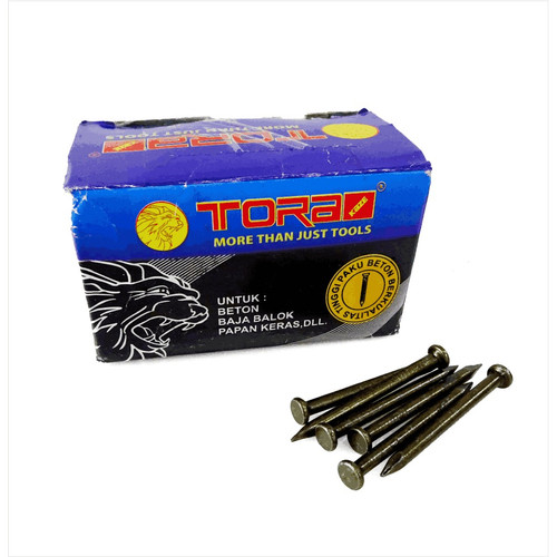 [EZM.1001161] TORA Paku Beton Kuning Box 1 1/2 Inch - Nail Concrete Yellow