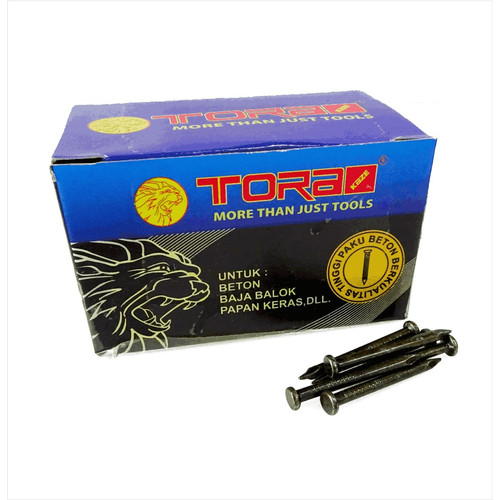 [EZM.1001162] TORA Paku Beton Kuning Box 1 1/4 Inch - Nail Concrete Yellow