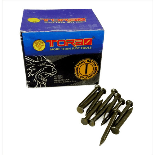 [EZM.1001163] TORA Paku Beton Kuning Box 1 Inch - Nail Concrete Yellow