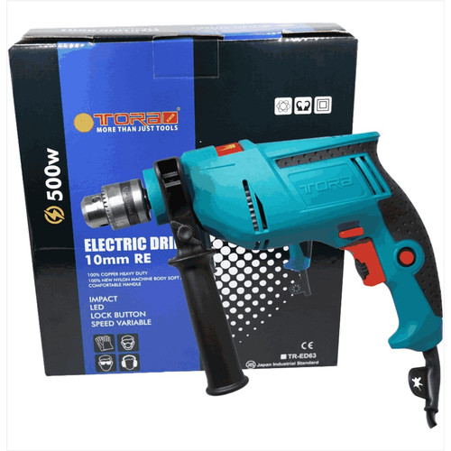[EZM.1001187] TORA Mesin Bor Impact 10 MM ED63 - Impact Drill 220V 500W
