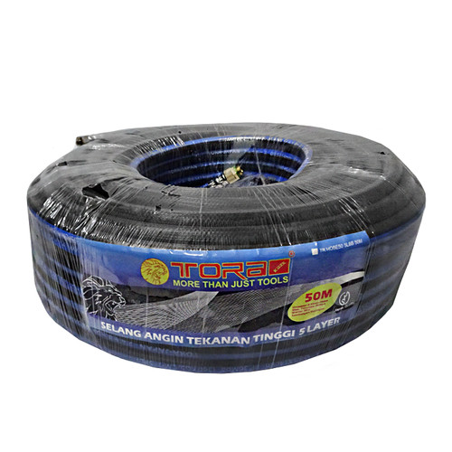 [EZM.1001189] TORA Selang Angin PVC Tekanan Tinggi 5 Layer 50 Meter
