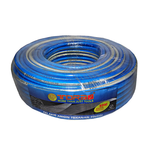 [EZM.1001190] TORA Selang Angin PVC Tekanan Tinggi 3 Layer 50 Meter