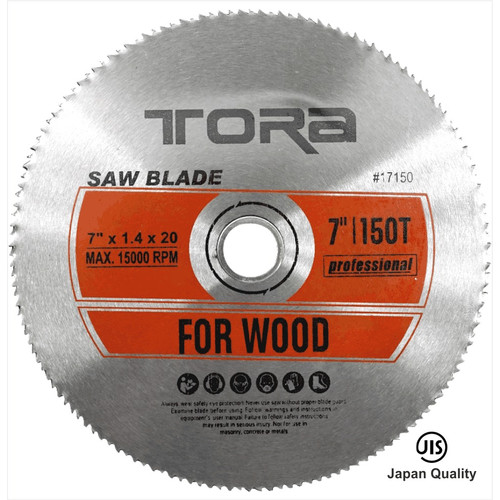 [EZM.1001194] TORA Mata Pisau Kayu 7 Inch HCT17150 - TCT Saw Blade - Mata Rumput