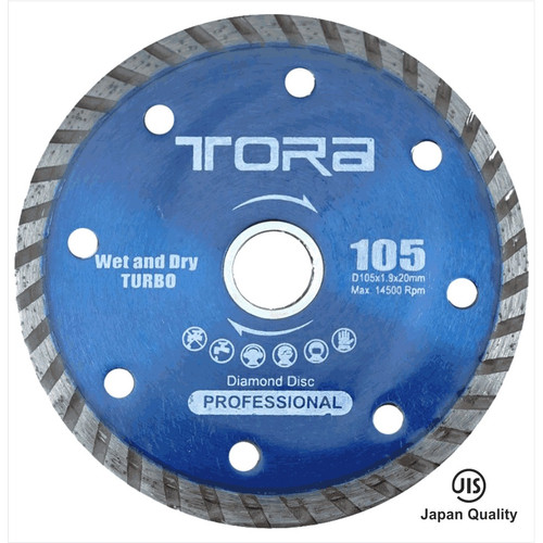 [EZM.1001195] TORA Batu Potong Dry & Wet 4 Inch DC105DWB - Diamond Wheel Dry & Wet