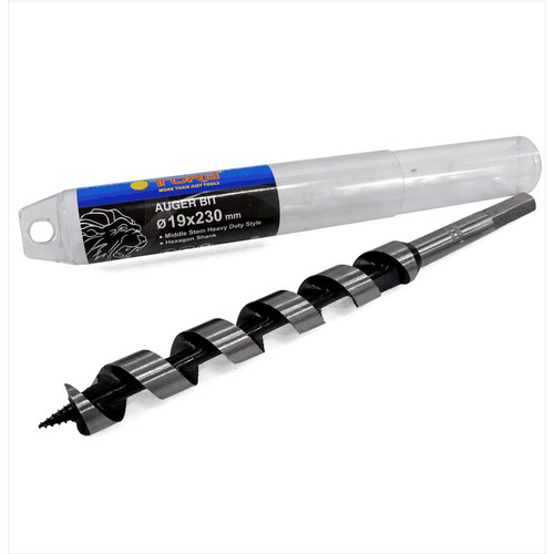 [EZM.1001201] TORA Mata Bor Kayu 19 x 230 MM - Auger Bit 3/4 Inch