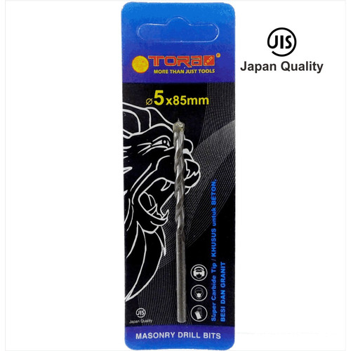 [EZM.1001253] TORA Mata Bor 5 x 85 MM Khusus Beton / Besi / Granit Super Carbide