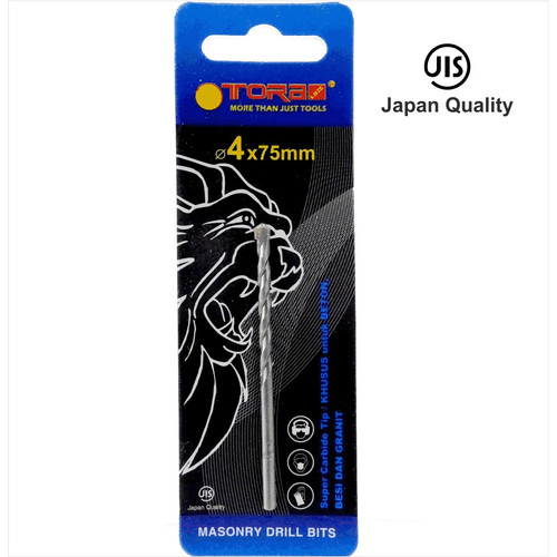 [EZM.1001254] TORA Mata Bor 4 x 75 MM Khusus Beton / Besi / Granit Super Carbide