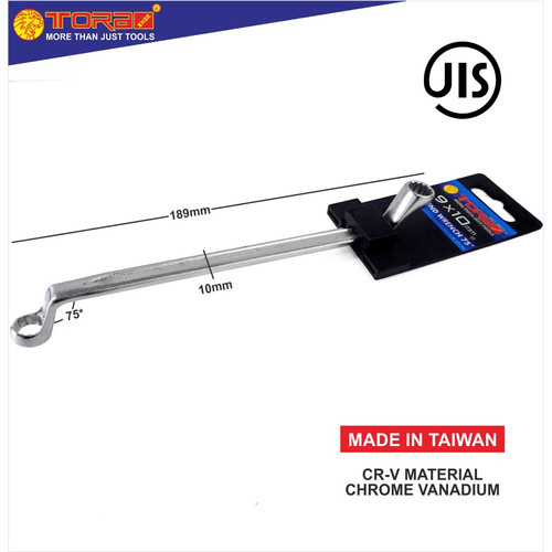 [EZM.1001272] TORA Kunci Ring 75° 9 x 10 MM - Wrench Box End 75° - TAIWAN