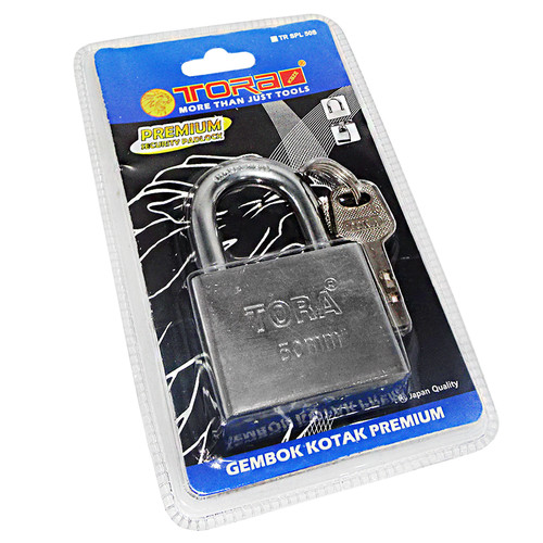 [EZM.1001341] TORA Gembok Kotak Pendek 50 MM - Premium Square Padlock Short