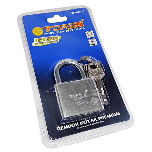 [EZM.1001354] TORA Gembok Kotak Pendek 40 MM - Premium Square Padlock Short