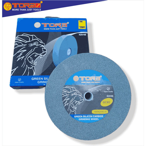 [EZM.1001432] TORA Batu Gurinda Poles 6" 5/8 Inch - Mata Gerinda Asah TCT Hijau
