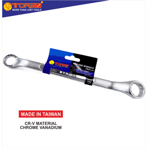 [EZM.1001445] TORA Kunci Ring 19 x 21 MM - Box End Wrench - TAIWAN