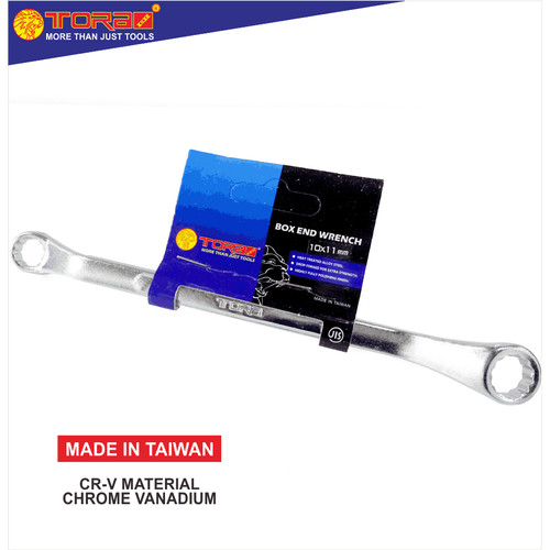 [EZM.1001453] TORA Kunci Ring 10 x 11 MM - Box End Wrench - TAIWAN
