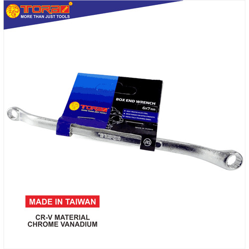 [EZM.1001456] TORA Kunci Ring 6 x 7 MM - Box End Wrench - TAIWAN
