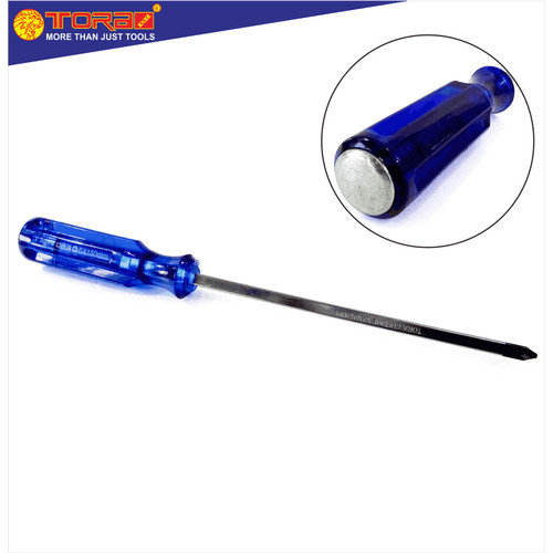 [EZM.1001483] TORA Obeng Tembus Ketok Biru 6 x 150MM - Screwdriver Plus Minus
