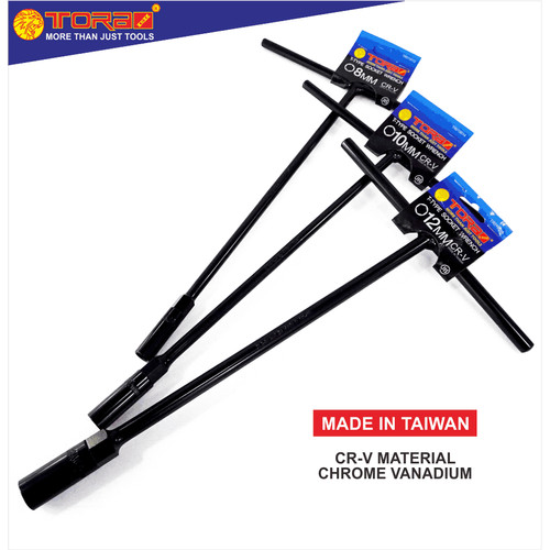[EZM.1002422] TORA Kunci Sock T 1 Set (8,10,12 mm) - Wrench Socket T Crv - TAIWAN