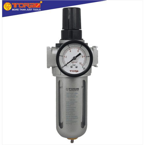 [EZM.1001510] TORA Filter Angin Single Almunium 1/4 Inch - Air Unit Single Aluminium