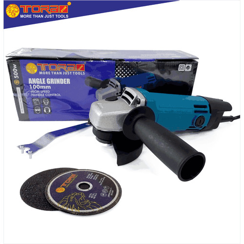[EZM.1001516] TORA Mesin Gerinda AG 90 + Batu Potong 4" x 1 - Angle Grinder 100 mm
