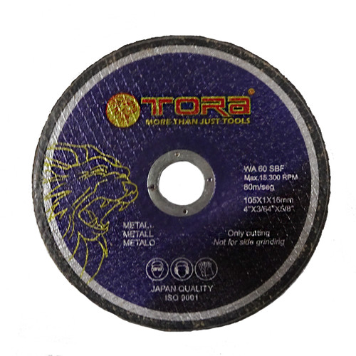 [EZM.1001524] TORA Mata Batu Potong Besi 4 Inch - Abrasive Grinding Wheel 100 x 1