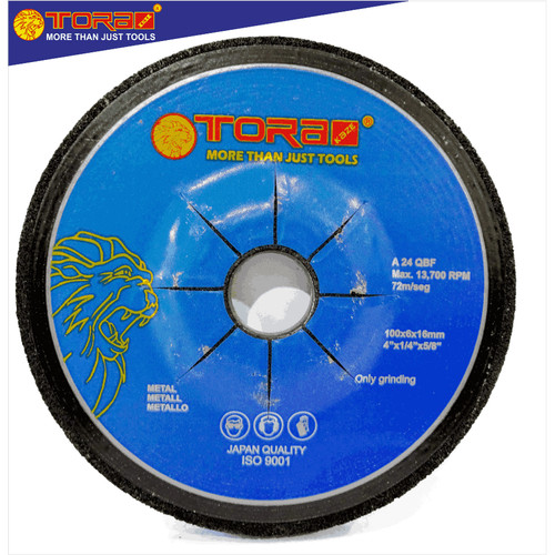 [EZM.1001526] TORA Mata Batu Gurinda 4" 100x6x16mm - Potong Besi Cutting Wheel