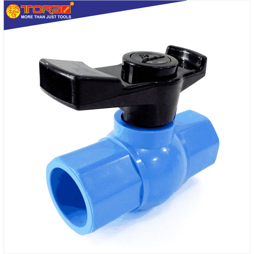 [EZM.1001553] TORA Ball Valve UPVC Octagonal 3/4 Inch - Stop Kran Air