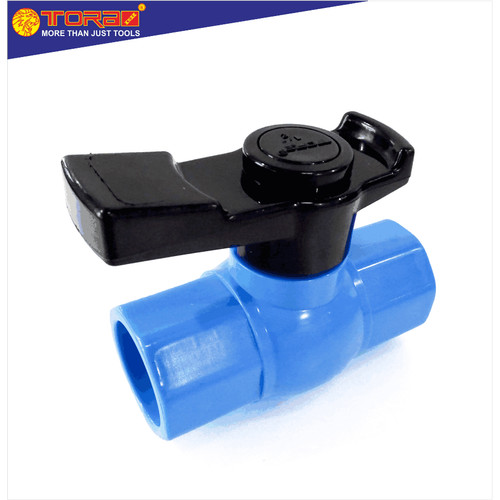 [EZM.1001555] TORA Ball Valve UPVC Octagonal 1/2 Inch - Stop Kran Air