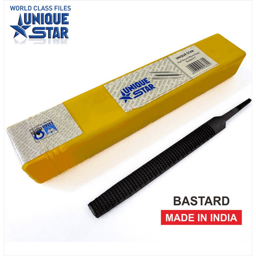 [EZM.1001556] UNIQUE STAR Half Round Wood Rasp Bastard 6 Inch - 1/2 Bulat - INDIA