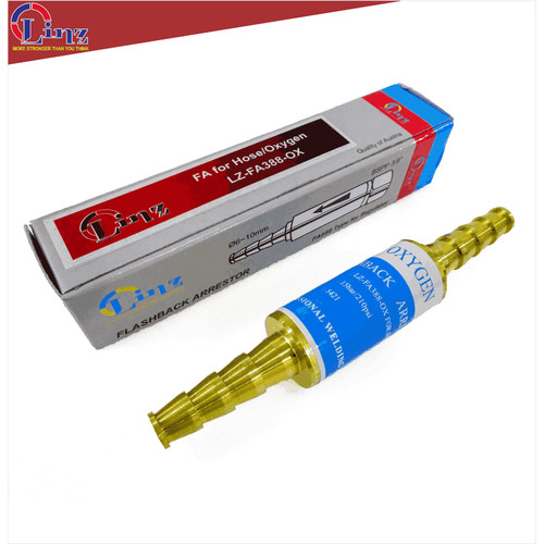 [EZM.1001569] LINZ Flashback Arrestor For Hose - Oxygen FA388OX