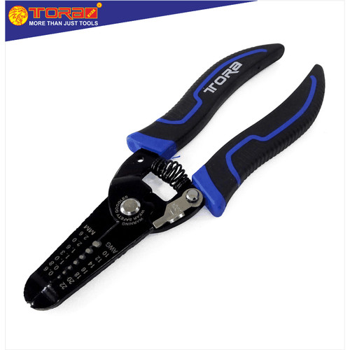 [EZM.1001587] TORA Tang Kupas Kabel 4in1 - Wire Stripper 180 Mm 4 in 1