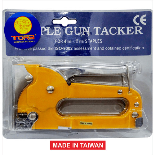 [EZM.1001598] TORA Staple Gun Tangan 4 - 8 mm Staples Stapler ISO 9002 - TAIWAN